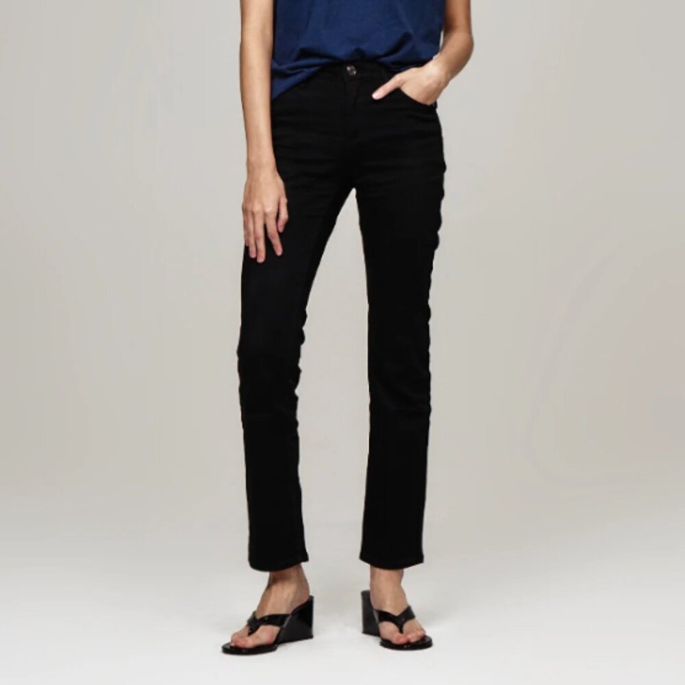 JAG‎ Jeans 18W 38X32 Black Corduroy Straight Pants Stretch Classic Office Sleek